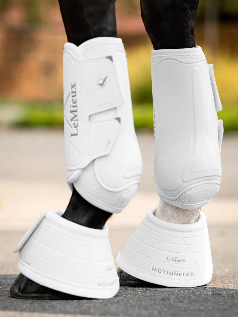 LeMieux Motionflex Over Reach Boot - White-3