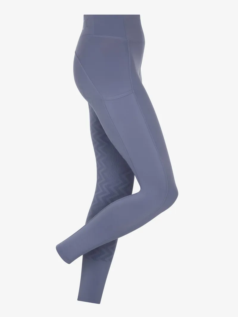 LeMieux Naomi Pull On Breeches - Jay Blue-1