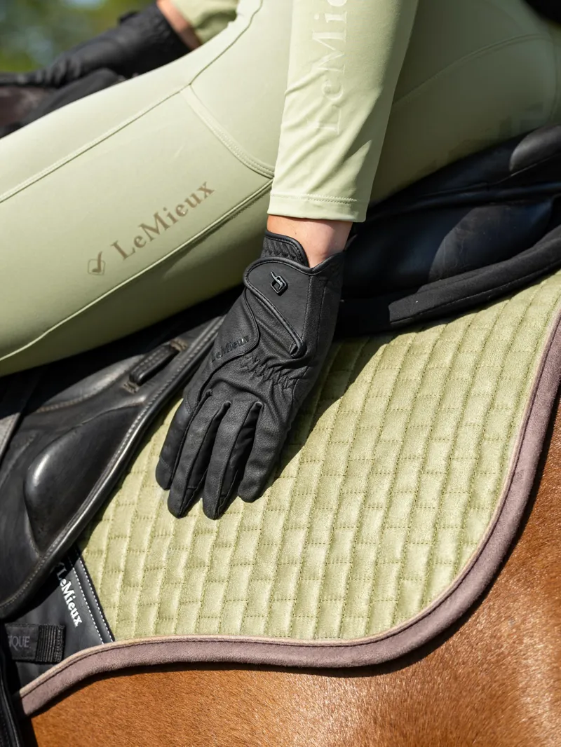 LeMieux Close Contact Glove - Black-3