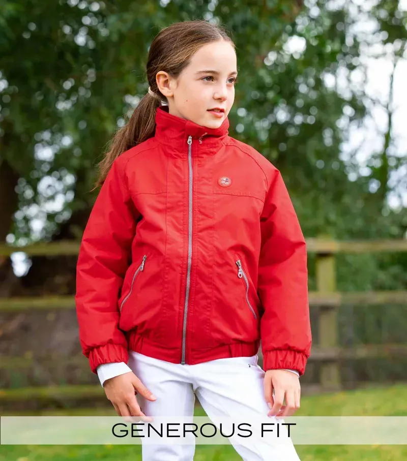 Junior Pro Rider Unisex Riding Jacket Red-1