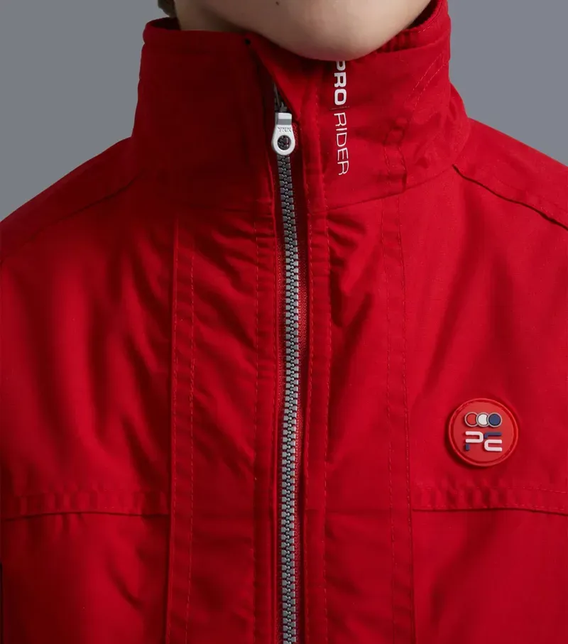 Junior Pro Rider Unisex Riding Jacket Red-2