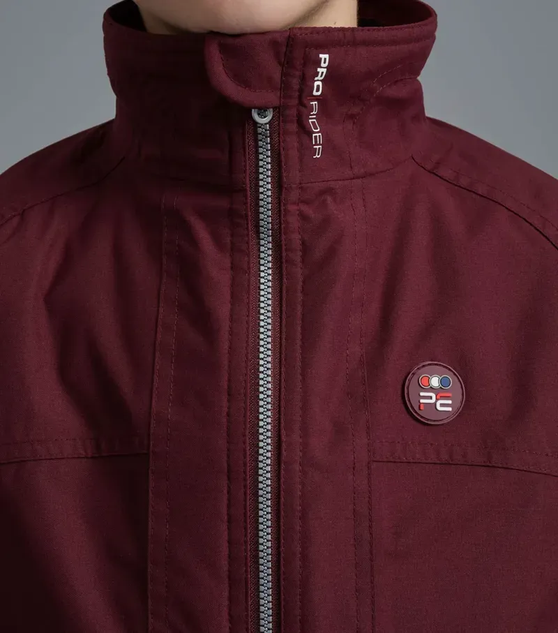 Junior Pro Rider Unisex Riding Jacket Wine-2
