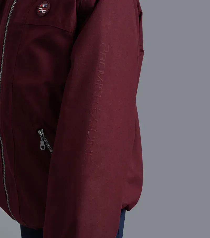 Junior Pro Rider Unisex Riding Jacket Wine-4