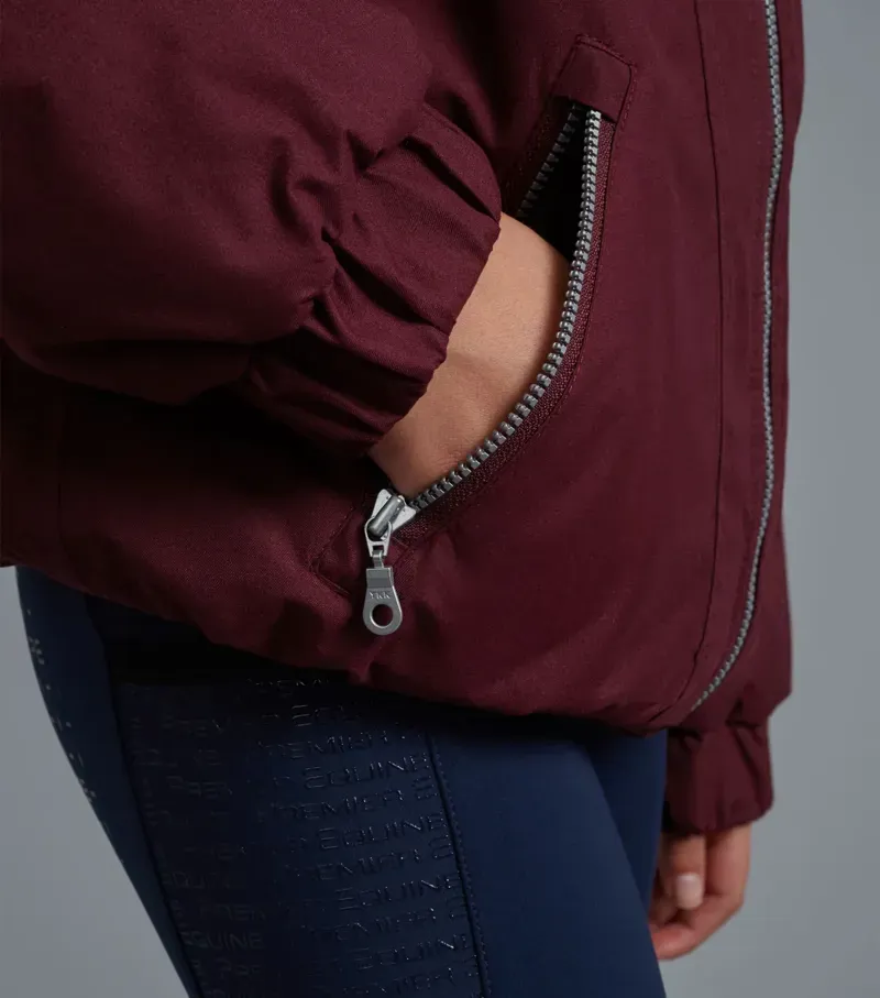 Junior Pro Rider Unisex Riding Jacket Wine-5