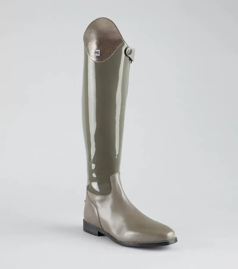 Levade Ladies Leather Dressage Riding Boot - Grey