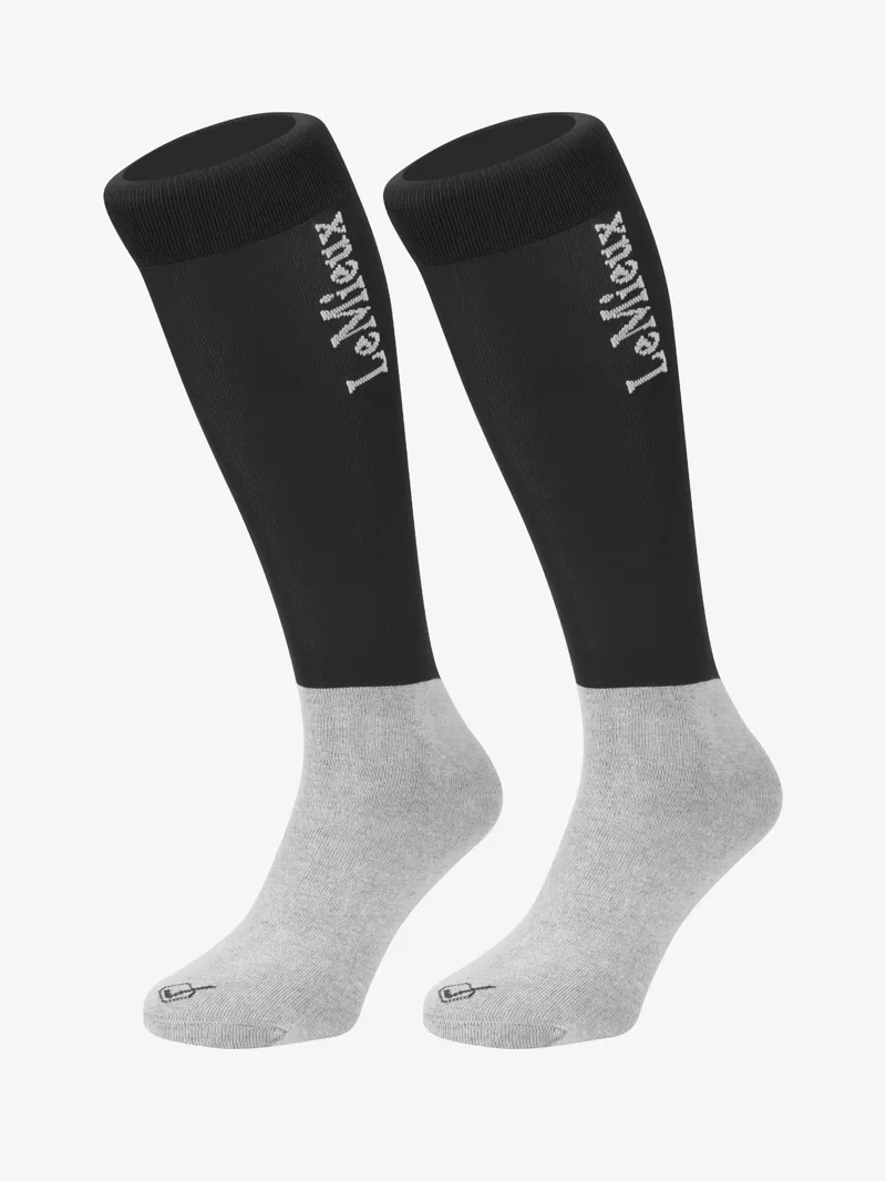 LeMieux Competition Socks 2 Pack - Black