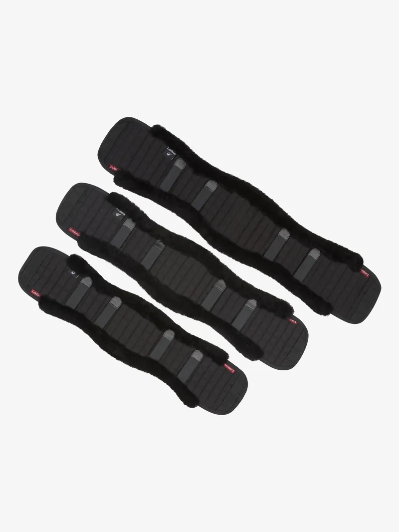 LeMieux Dressage Girth Cover - Black-4