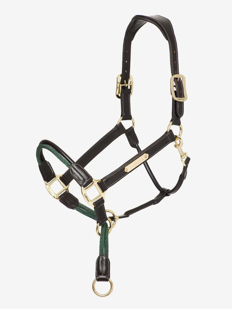 LeMieux Rope Control Headcollar - Brown