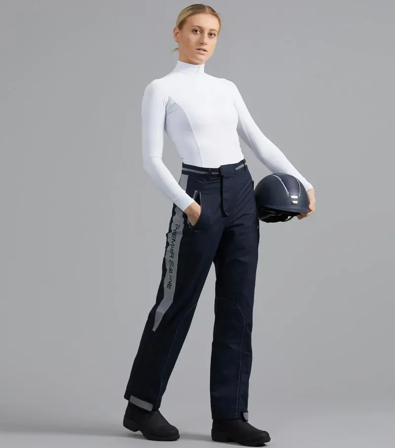 Lumen Reflective Unisex Riding Trousers / Navy-1
