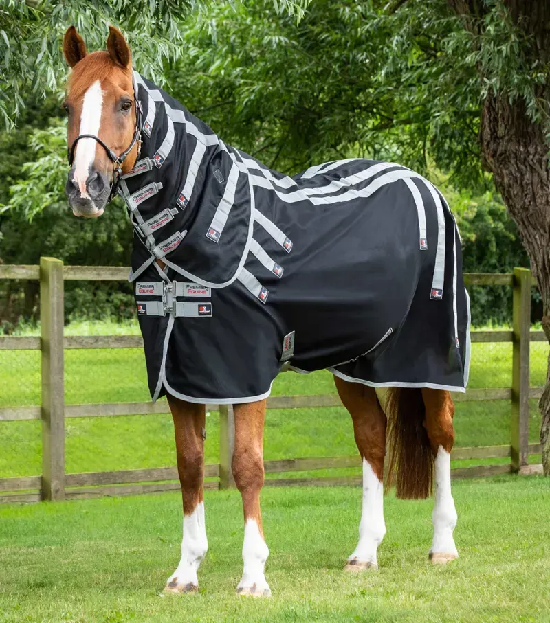 Magni-Teque Magnetic Horse Rug With Neck Cover / Black