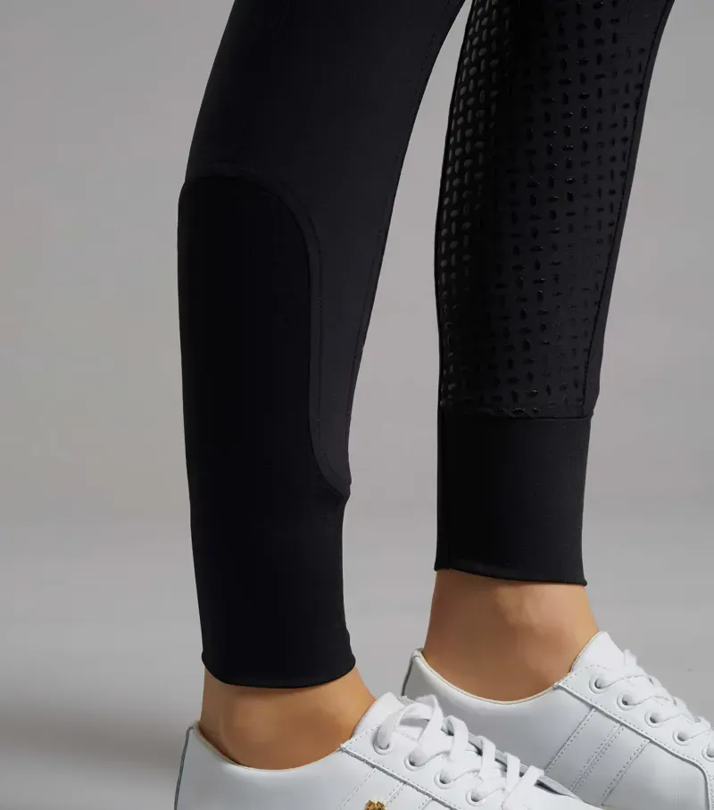 Premier Equine Ladies Milliania Full Seat Gel Riding Breeches in Black-4