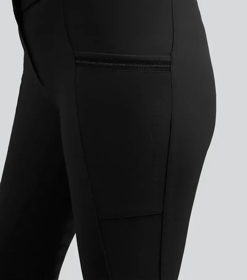 Premier Equine Womens Ofena Full Seat Riding Breeches in Black-3