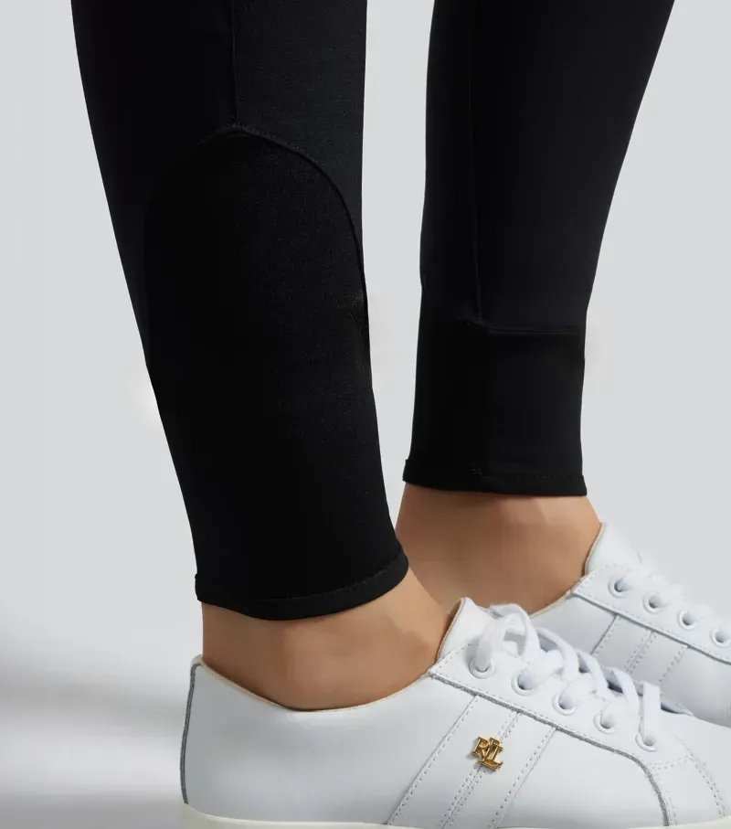 Premier Womens Equine OfenaGel Knee Riding Breeches in Black-4