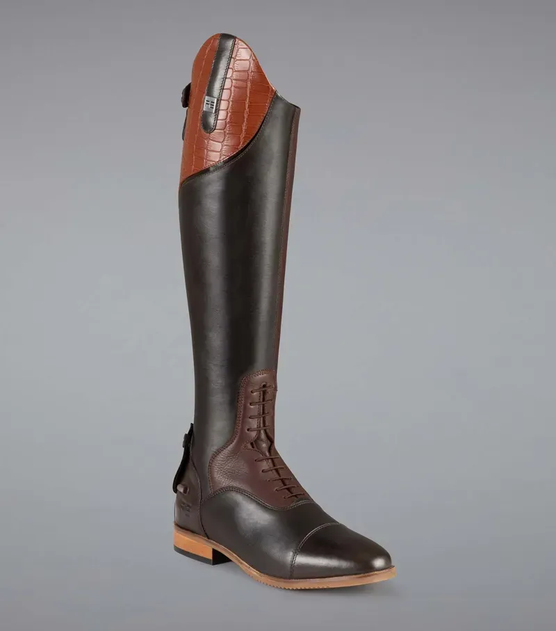 Bottes D'équitation Premier Equine Longues, Taille 8, Marron - Cuir
