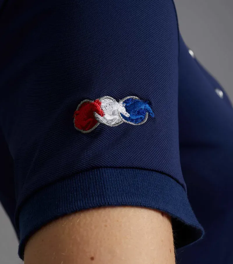 PE Ladies Team Polo Shirt / Navy uk-4