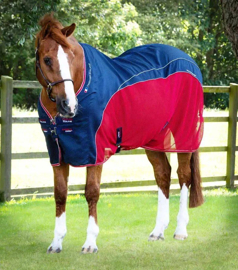 Premier Equine Sports Cooler Rug in Navy
