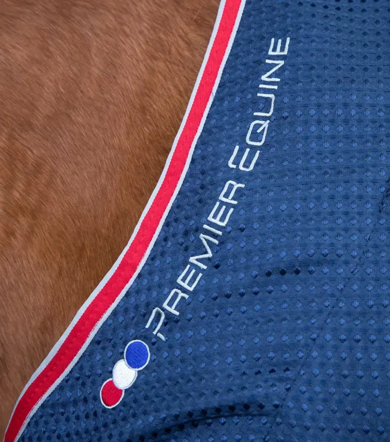 Premier Equine Sports Cooler Rug in Navy-2