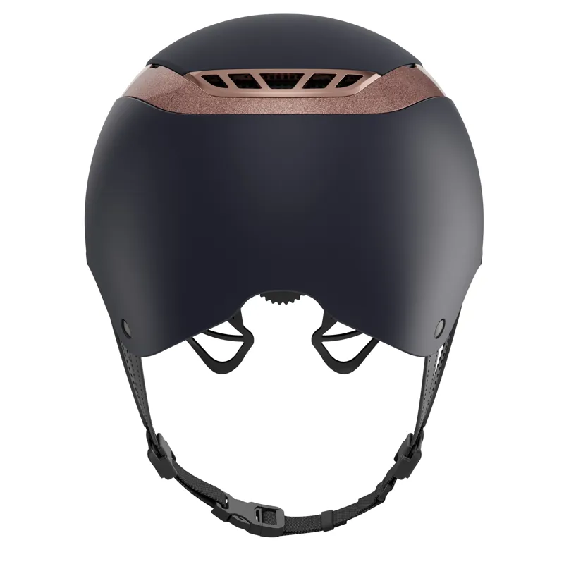 Pikeur Abus AirLuxe Supreme Helmet - Midnight Blue-Rose Gold-1