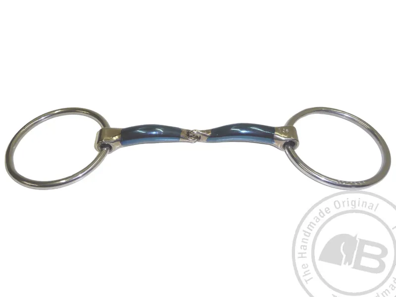 Bombers Bits Loose Ring Lock Up Snaffle 10mm