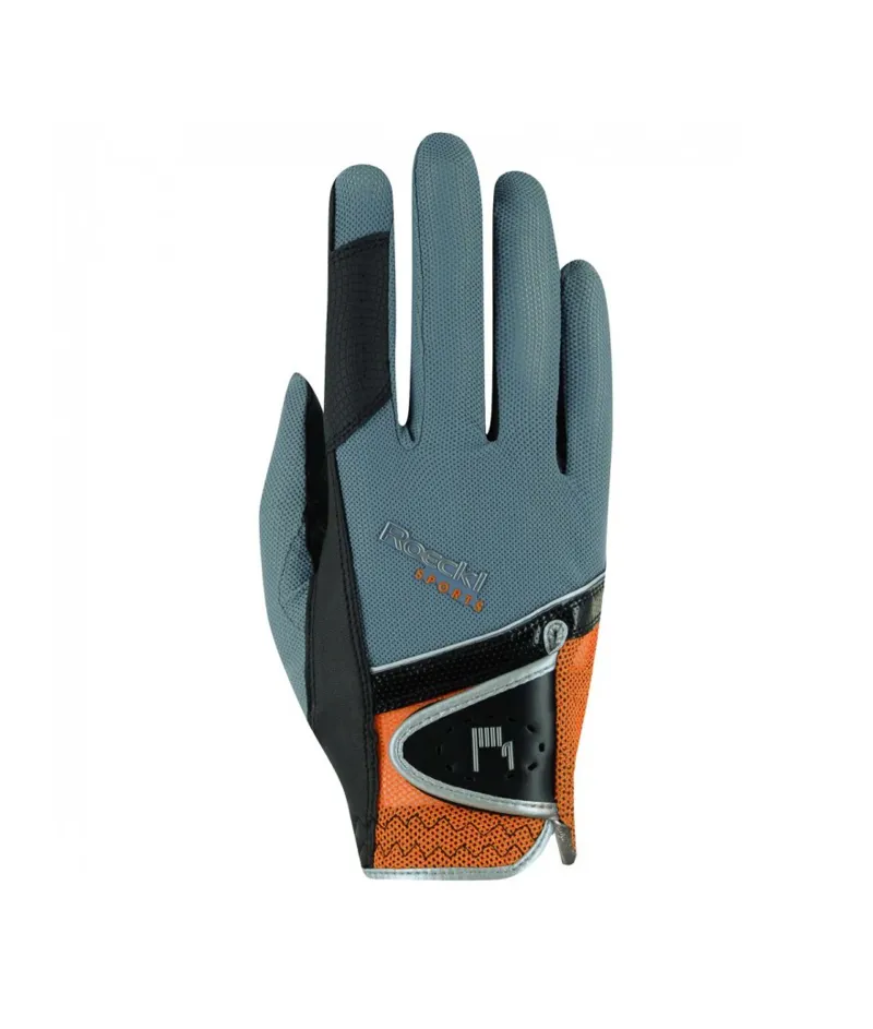 Roeckl Madrid Gloves Grey Orange