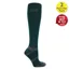 Woof Wear Long Bamboo Waffle Riding Socks - British Racing Green