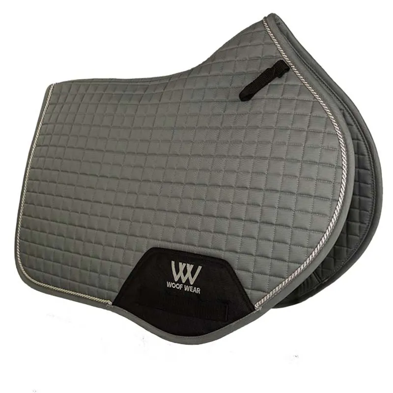 Woof Wear Close Contact Saddle Cloth - Brushed Steel