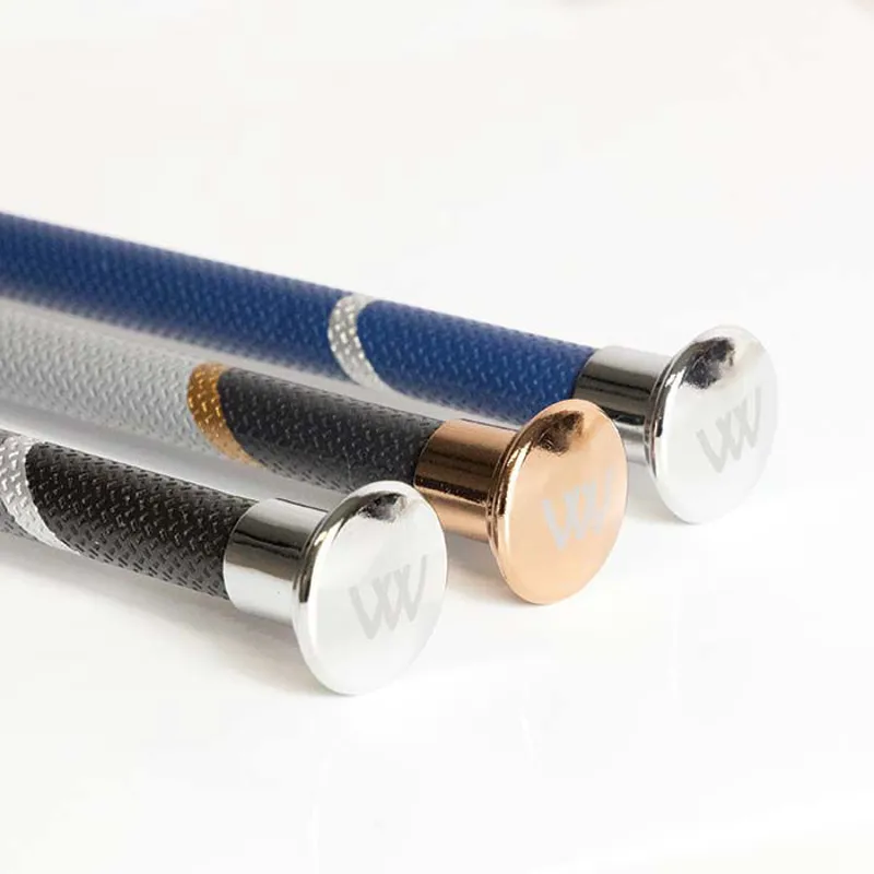 Woof Wear Harmony Resolute Dressage Whip - Navy/Silver-1