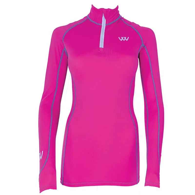 Woof Wear Performance Riding Shirt - Berry