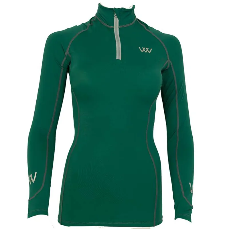 Woof Wear Performance Riding Shirt British - Racing Green