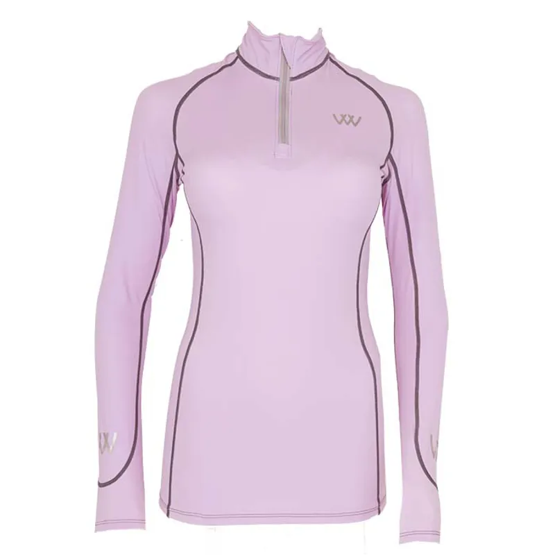 Woof Wear Performance Riding Shirt - Lilac