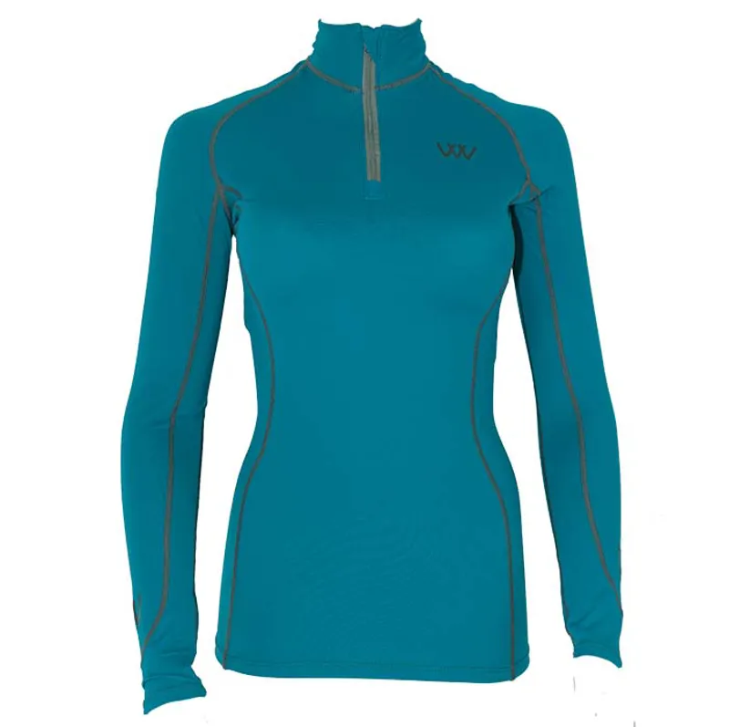 Woof Wear Performance Riding Shirt - Ocean