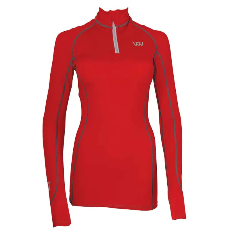 Woof Wear Performance Riding Shirt - Royal Red