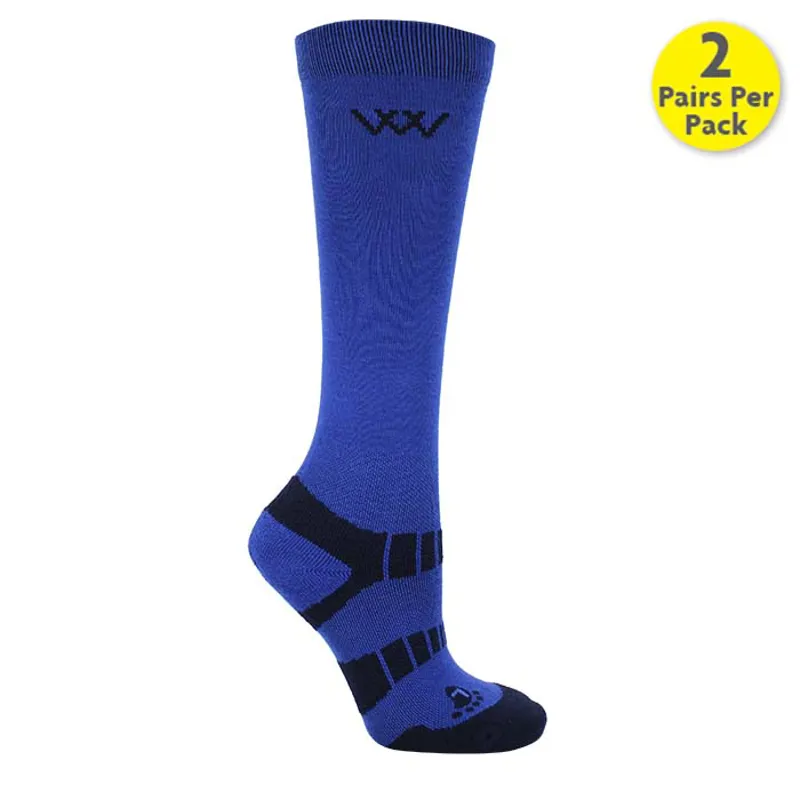 Woof Wear Young Rider Pro Sock - Electric Blue