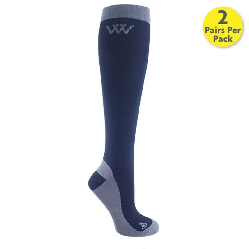 Woof Wear Competition Riding Socks - Navy