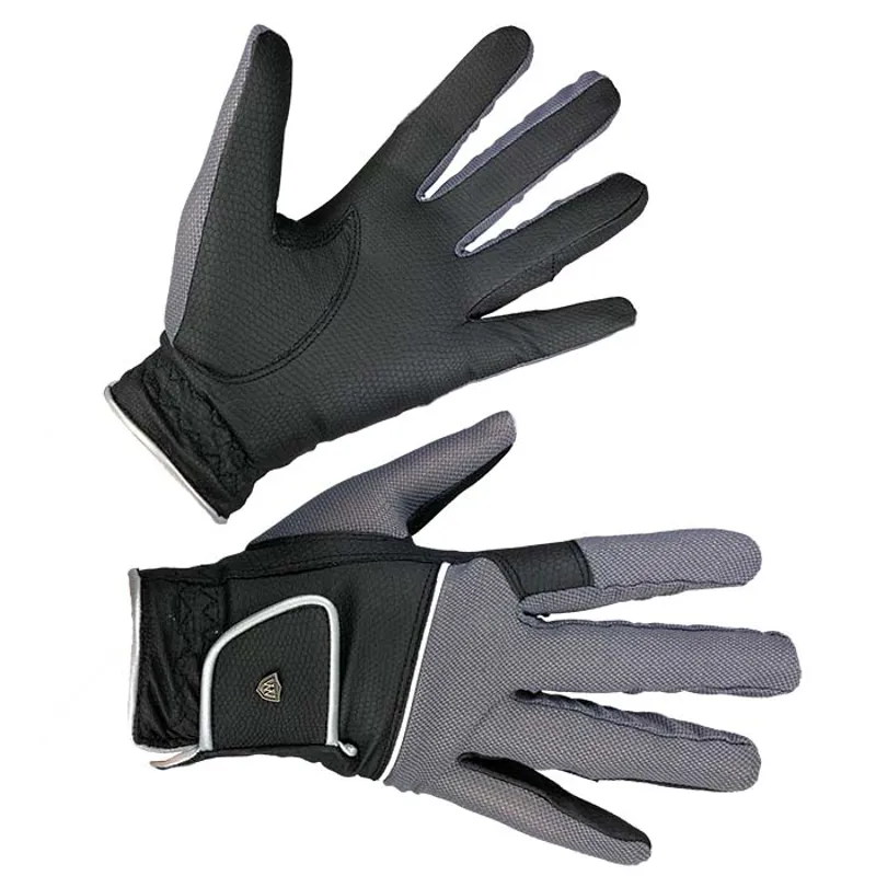 Woof Wear Vision Riding Glove - Brushed Steel