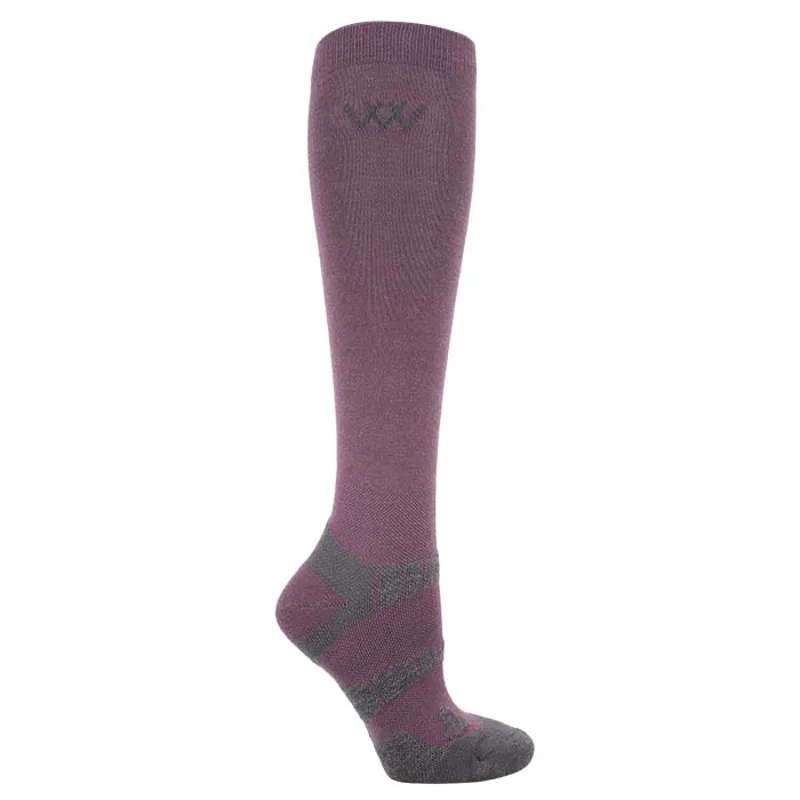 Woof Wear Winter Riding Sock - Heather