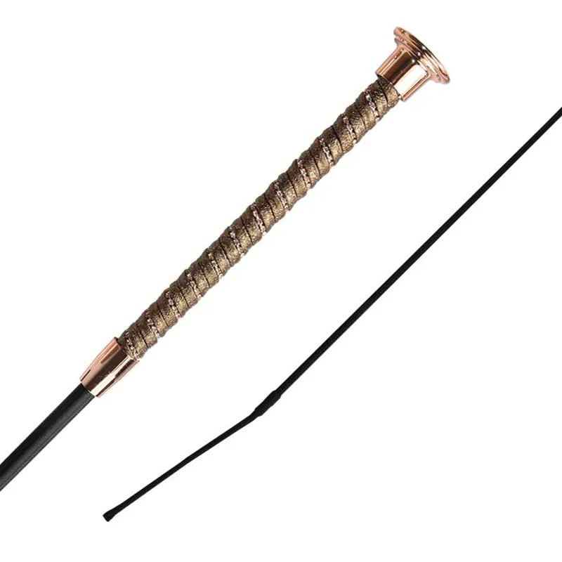 Woof Wear Twisted Dressage Whip - Cappuccino