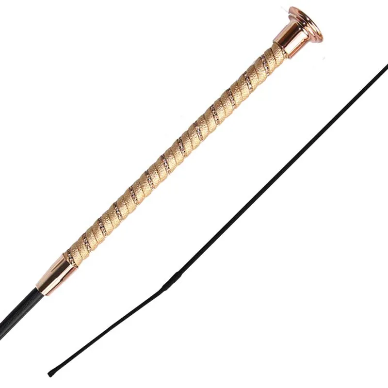 Woof Wear Twisted Dressage Whip - Champagne