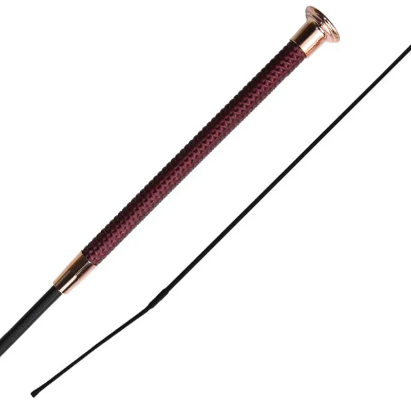 Woof Wear Diamond Dressage Whip - Damson