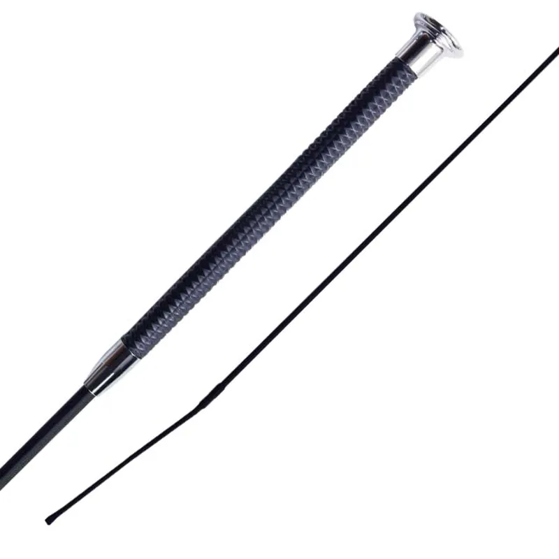 Woof Wear Diamond Dressage Whip - Navy/Silver