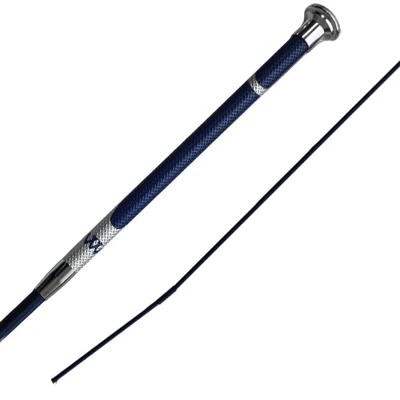 Woof Wear Harmony Resolute Dressage Whip - Navy/Silver