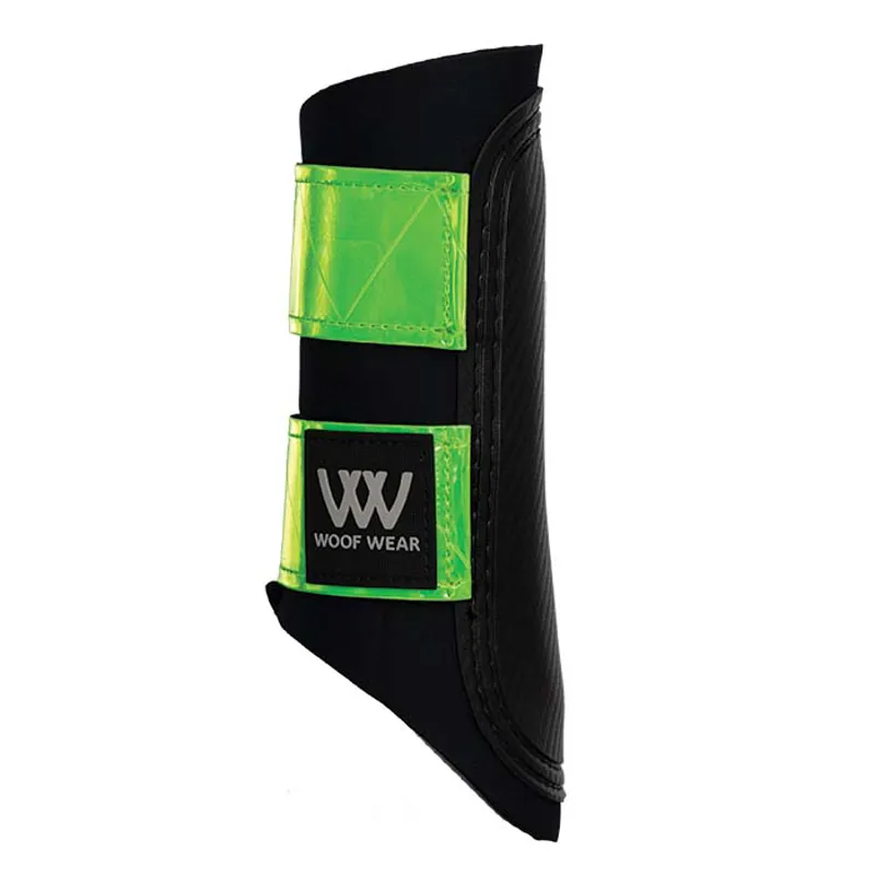 Woof Wear Reflective Club Boot - Hi Vis Lime
