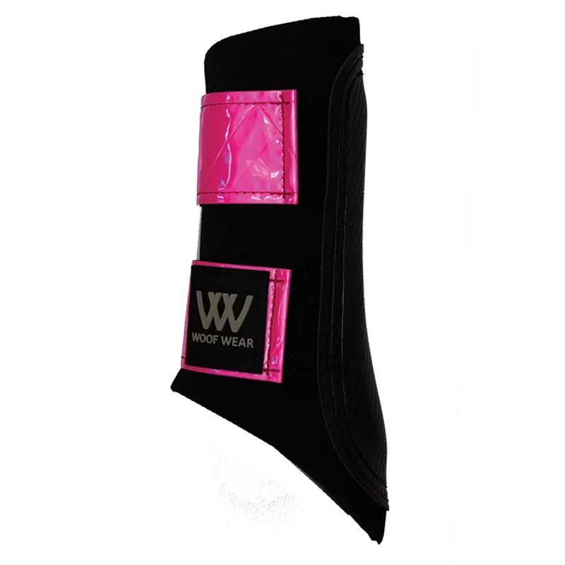 Woof Wear Reflective Club Boot - Hi Vis Pink