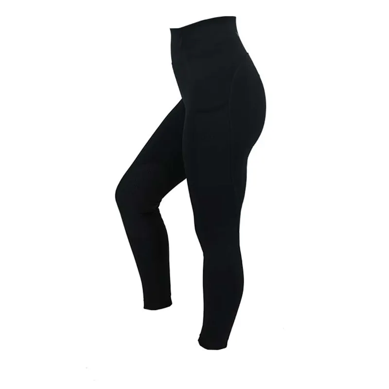 Woof Wear Original Riding Tights - Knee Patch - Black