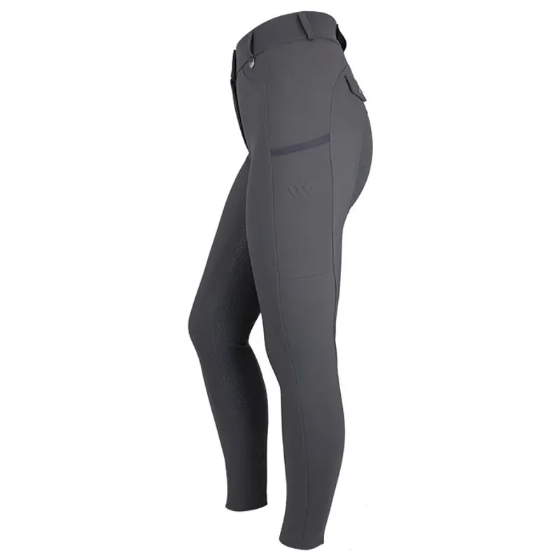 Woof Wear Hybrid Riding Tights - Full Seat - Slate