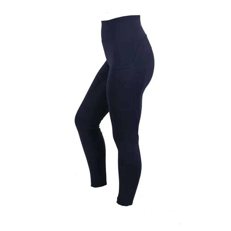 Woof Wear Original Riding Tights - Full Seat - Navy-1