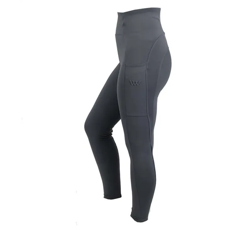 Woof Wear Original Riding Tights - Full Seat - Slate-1