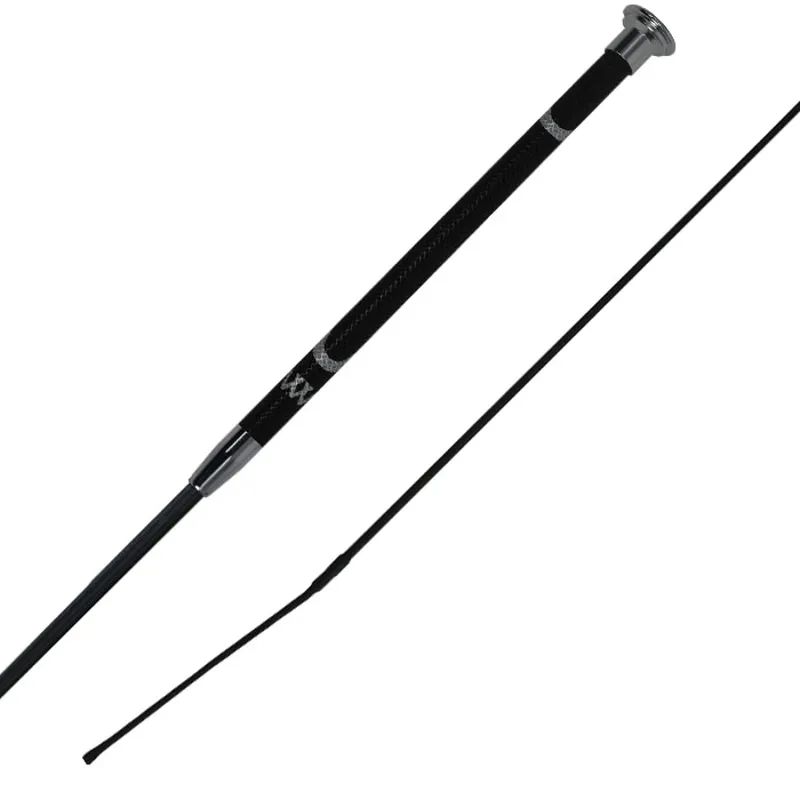 Woof Wear Harmony Resolute Dressage Whip - Black/Silver