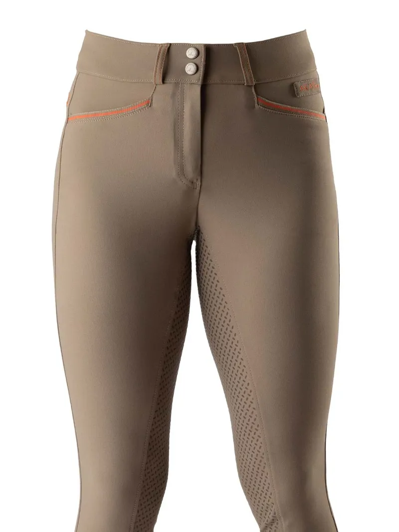 Agaso Full Grip Breeches - Taupe-2