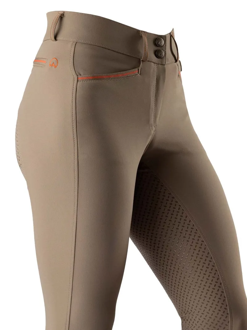 Agaso Full Grip Breeches - Taupe